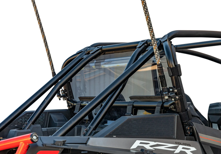 SuperATV Rear Windscreen Polycarbonate Polaris Rzr Xp Turbo S UTV, Windshield