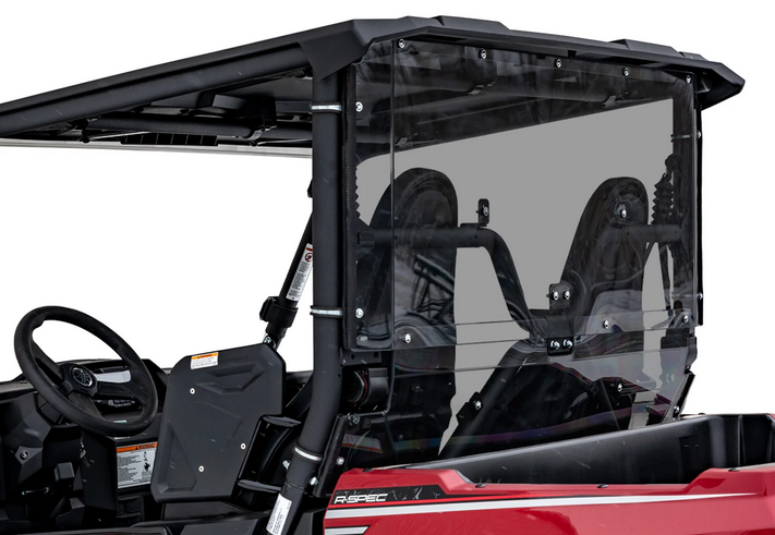 SuperATV Rear Windscreen Polycarbonate Yamaha Wolverine UTV, Windshield