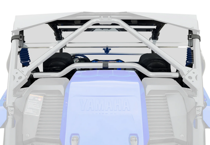 SuperATV Rear Windscreen Polycarbonate Yamaha Yxz UTV, Windshield
