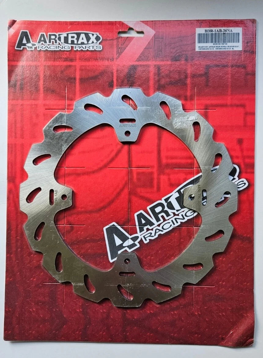 Artrax Brake Disc Artrax Rear Honda CR125/250 02-07, CRF250R/X/RX 04-25,  CRF450R/X/RX 02-25  (R)
