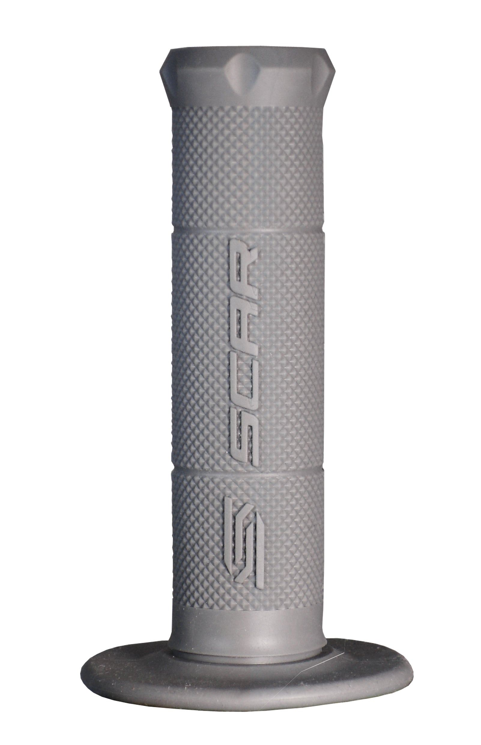 Scar Racing Single Density MX Grips Grey Soft Compound Diamond Half Waffle Scar Gosg