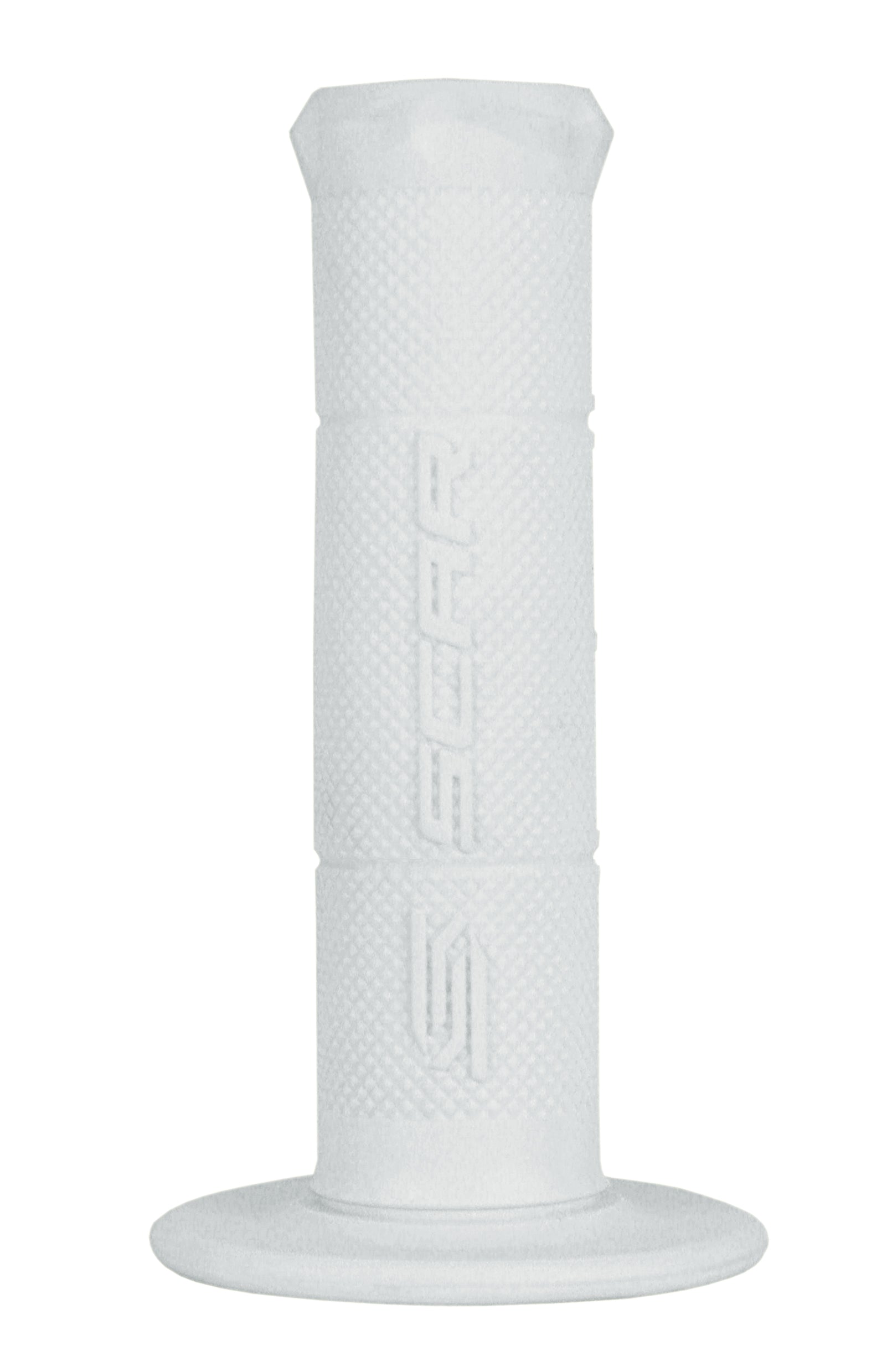Scar Racing MX Grips White Single Density Diamond Half Waffle Soft Compound Scar Gosw