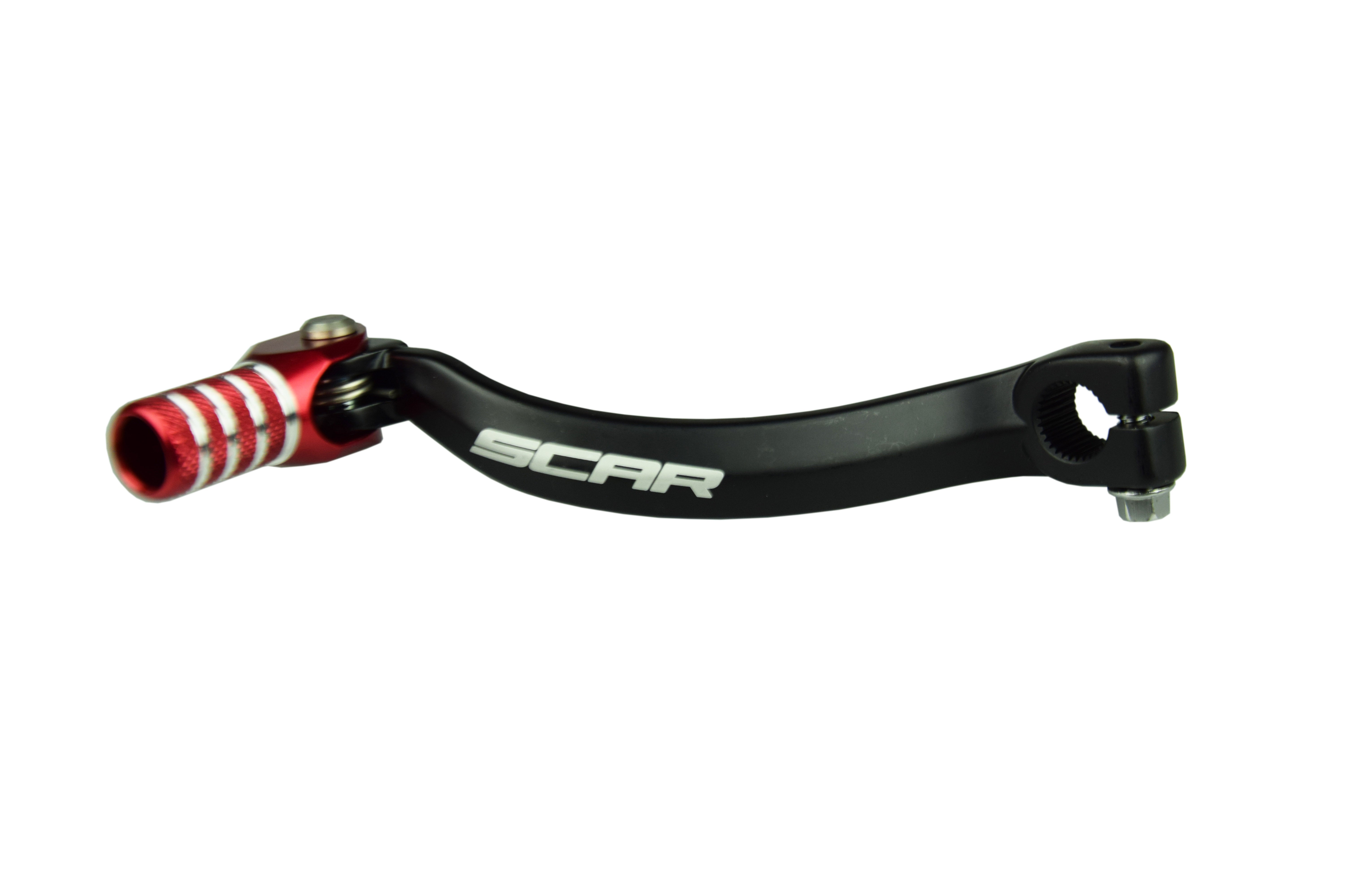 Scar Racing Gear Shift Lever Red Tip 87-07 Honda CR 125 R Scar GSL101