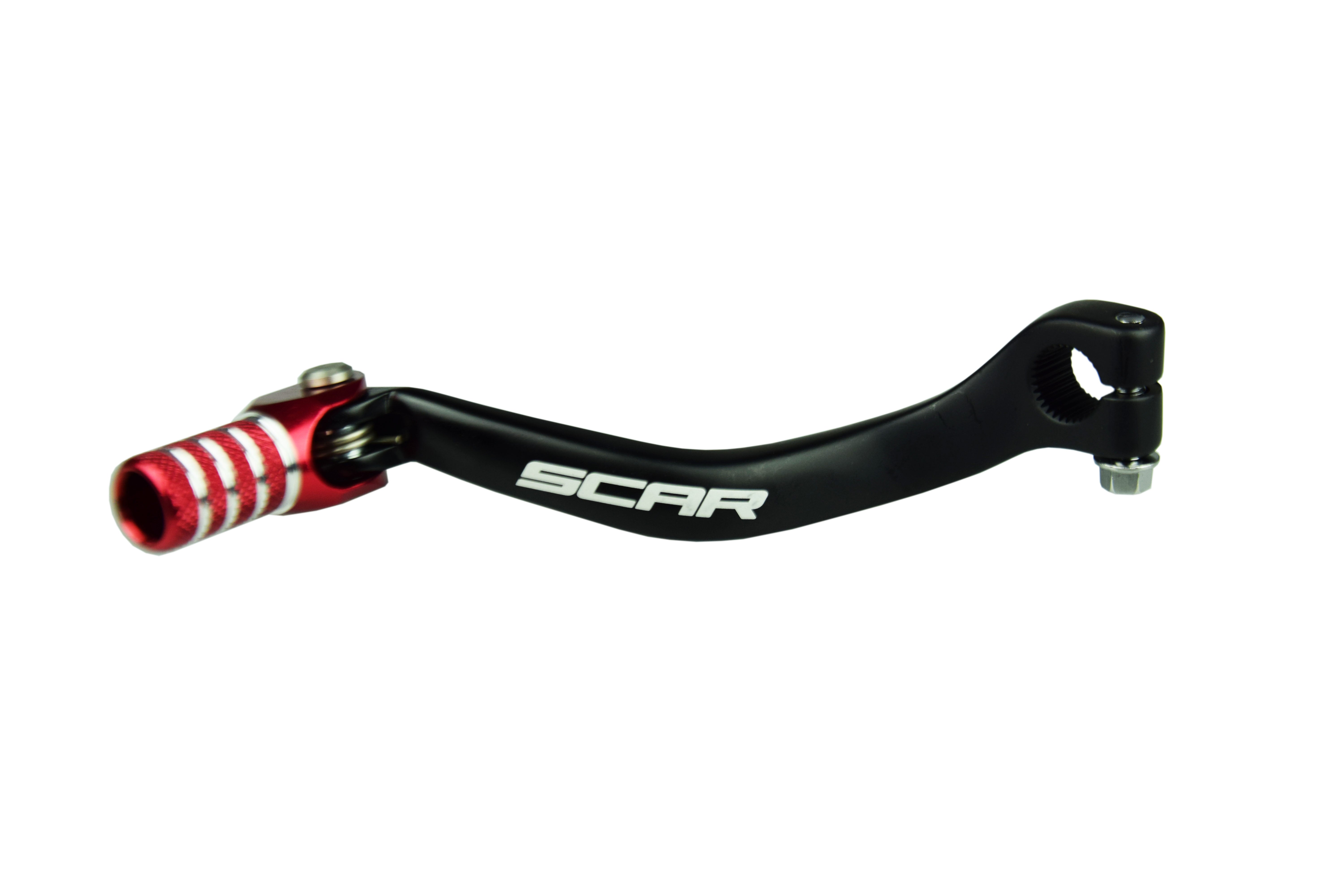Scar Racing Gear Shift Lever Red Tip 93-07 Honda CR 250 R Scar GSL102