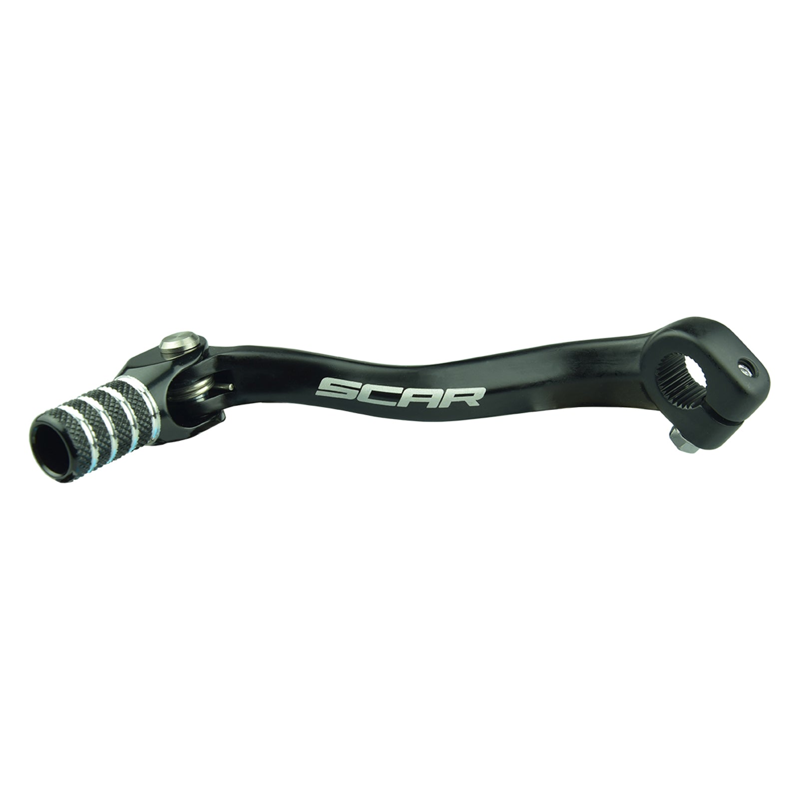 Scar Racing Gear Shift Lever Black Tip 04-19 Honda CRF 250 R X Scar GSL133BK