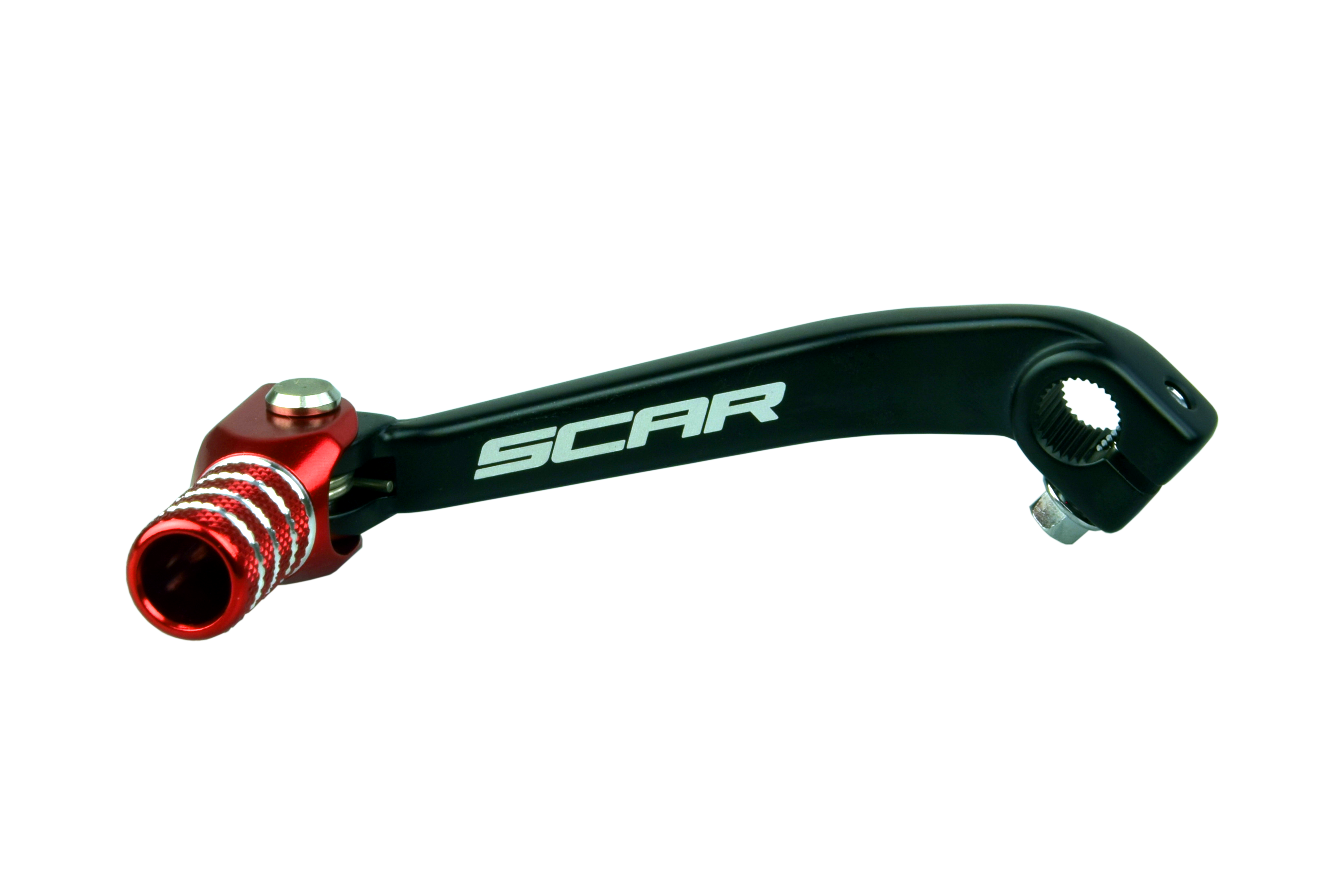 Scar Racing Gear Shift Lever Red Tip 03-19 Honda CRF 150 230 F Scar GSL185