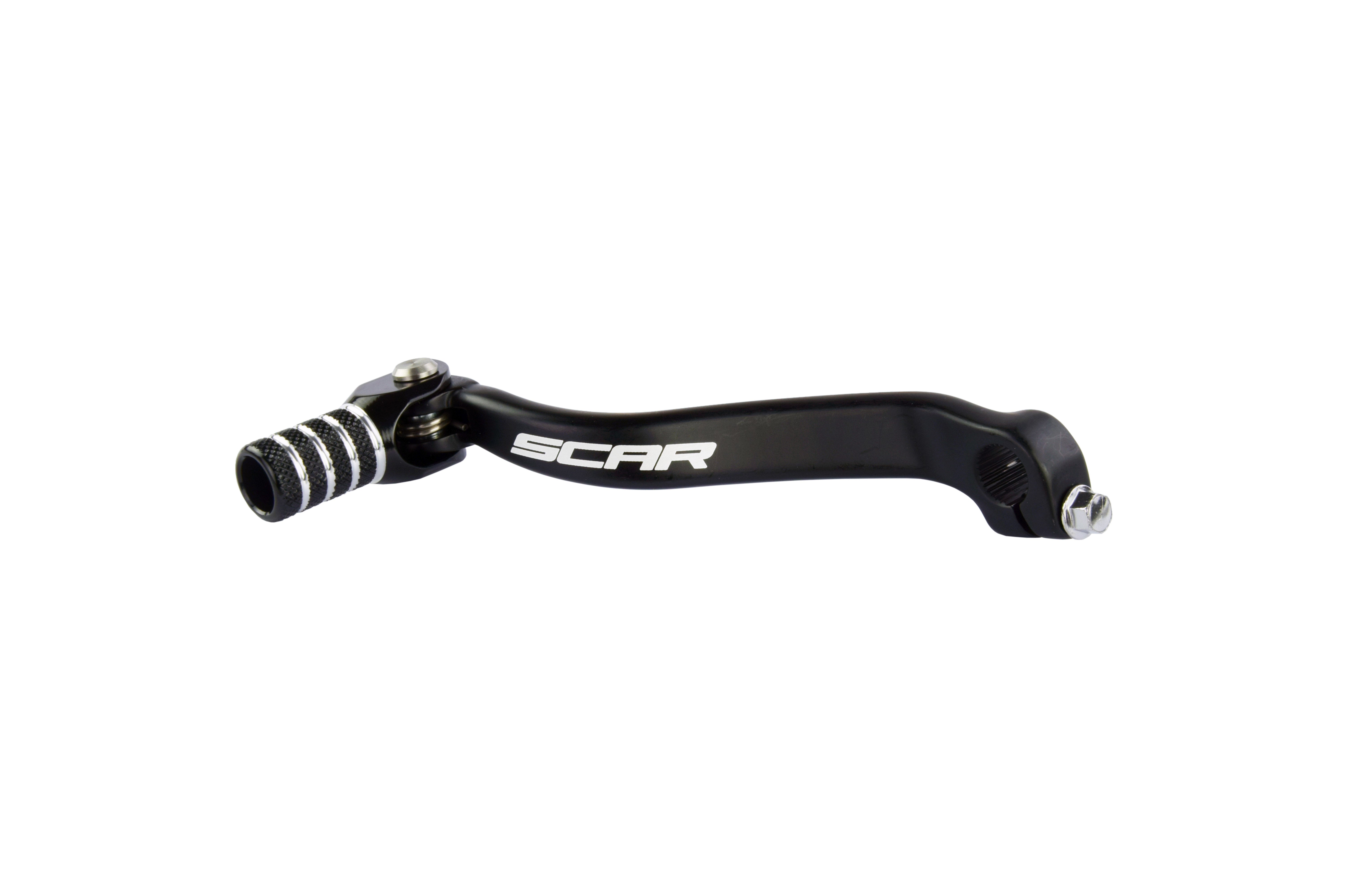 Scar Racing Gear Shift Lever Black 08-26 Suzuki RM-Z 450 Tip Scar GSL308