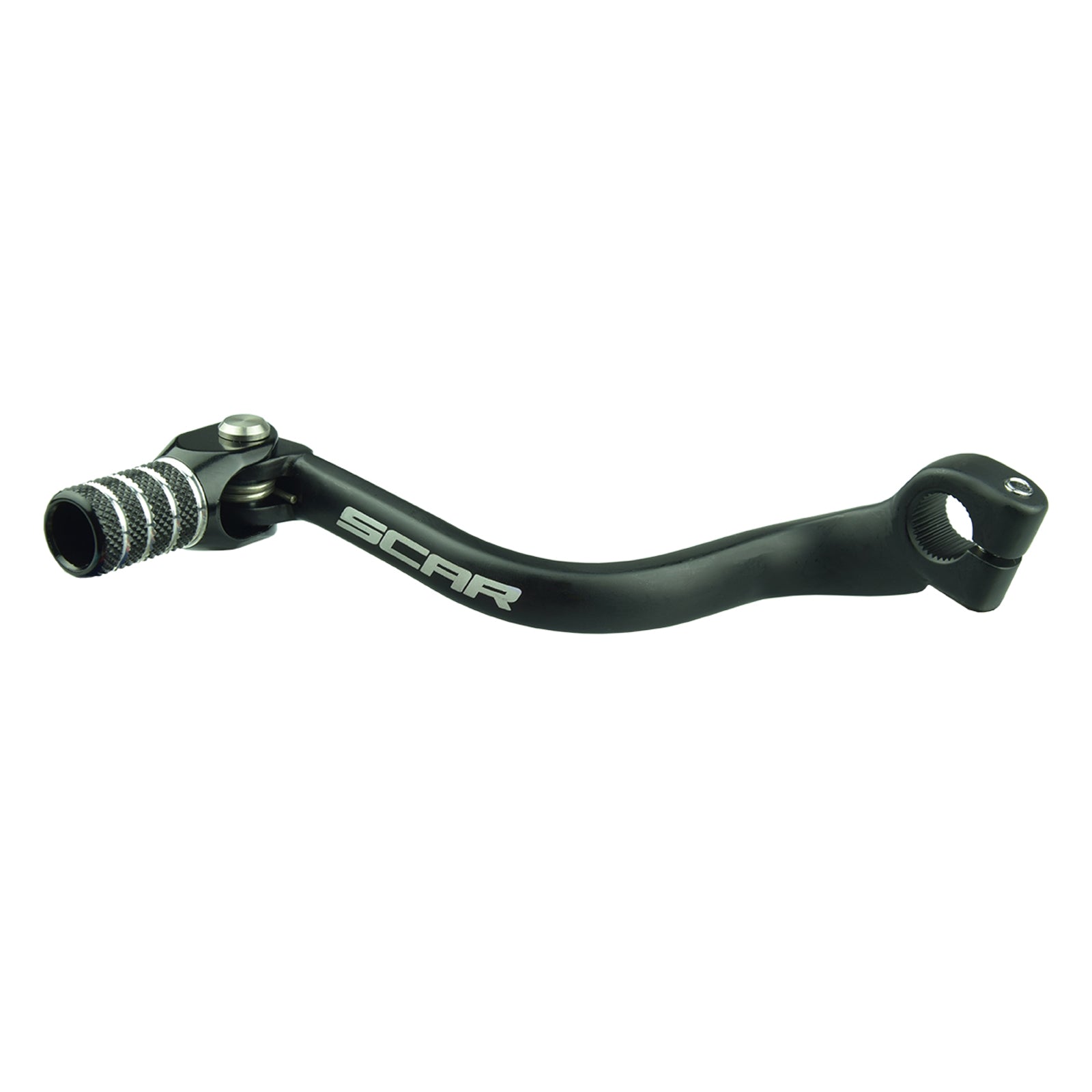 Scar Racing Gear Shift Lever Black 94-08 Kawasaki KX 125 250 Tip Scar GSL326BK