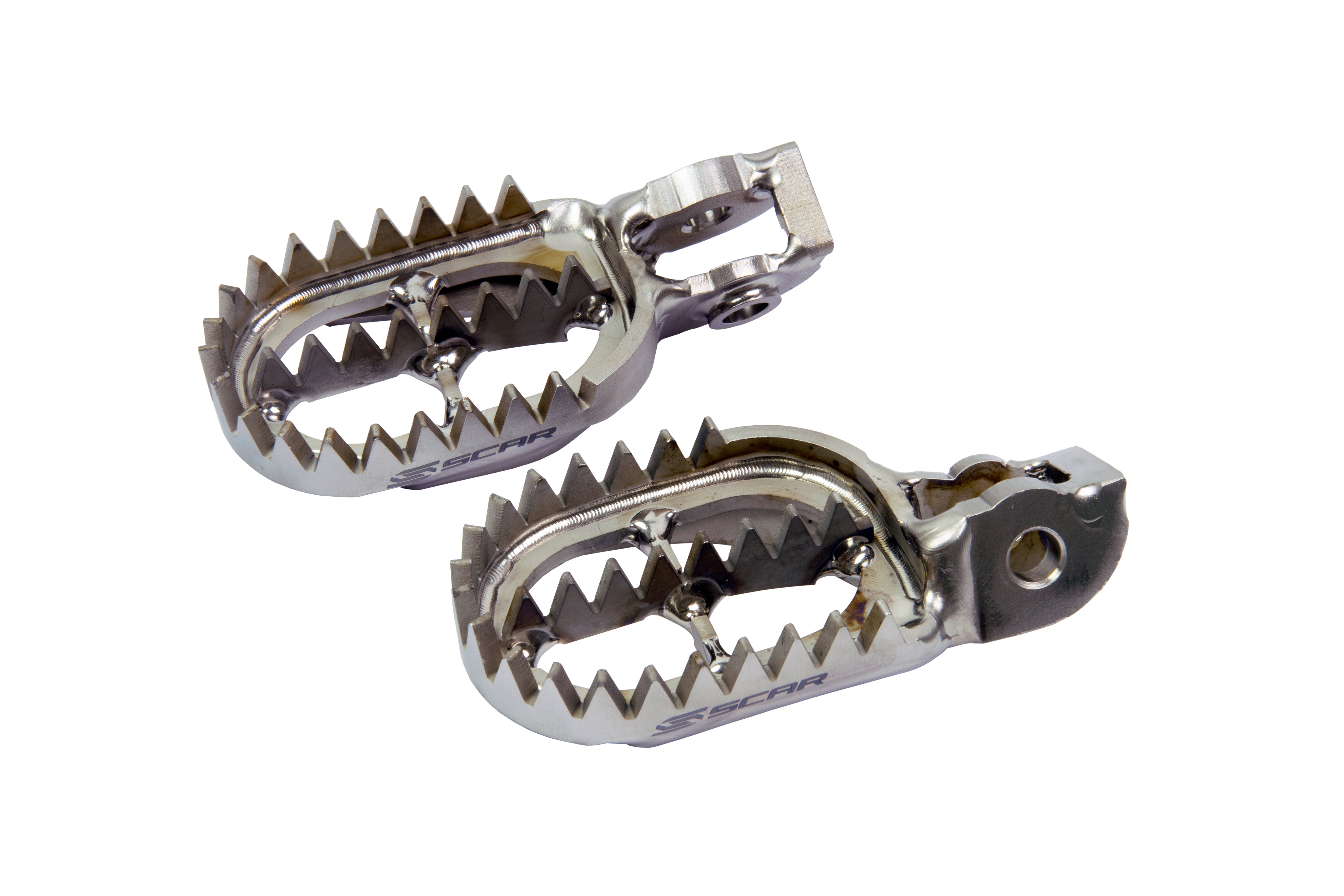 Scar Racing Titanium Footpegs Gripper 23-26 Stark Future Varg Ex MX Sm 1.0 1.2 10mm Back Scar S8516