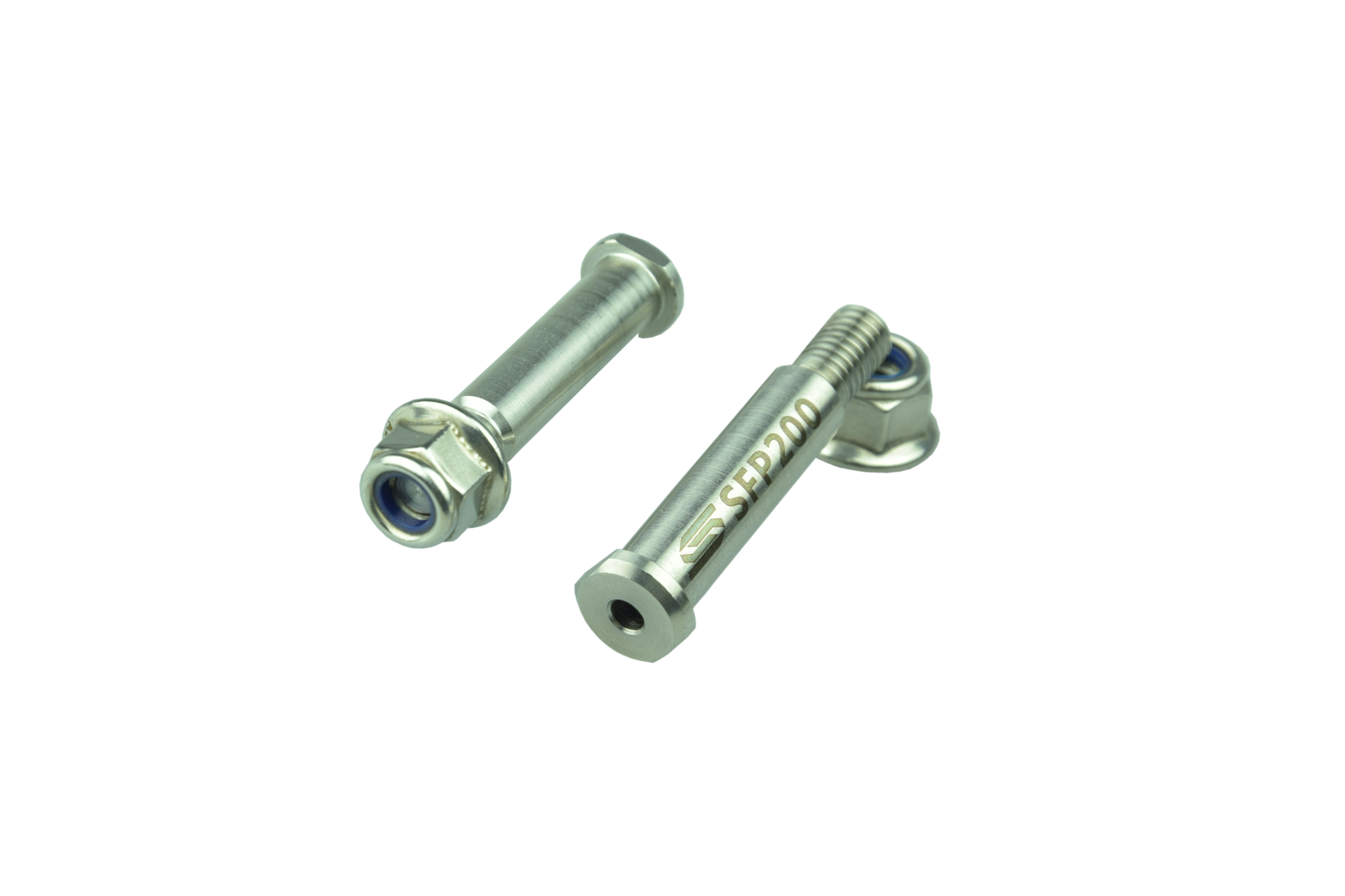 Scar Racing Footpeg Pins 02-26 Honda Kawasaki CR CRF KX R RX X F 125 150 250 450 Stainless Lock Nuts Scar SFP200
