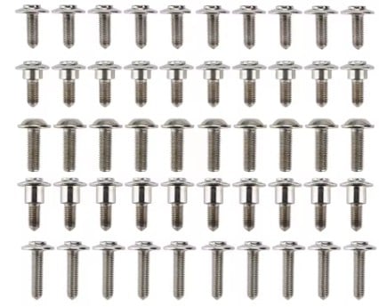 Dirt Racing 50PCS Kit Bmw Motorcycle Shell Stainless Steel Screws R1200GS Adv R1250GS R1200RT S1000XR RR S1000R C600 C650GT R1250 F750GS F850GS