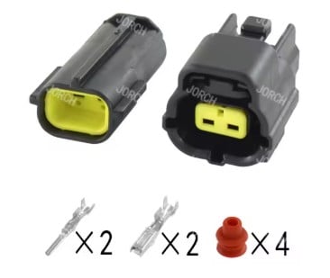 FIR  2-PIN Set Wire Connector Waterproof Wire Plug Male+female