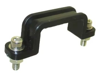 FIR  Cable Guide Front Plate Black with Fixing Bolts