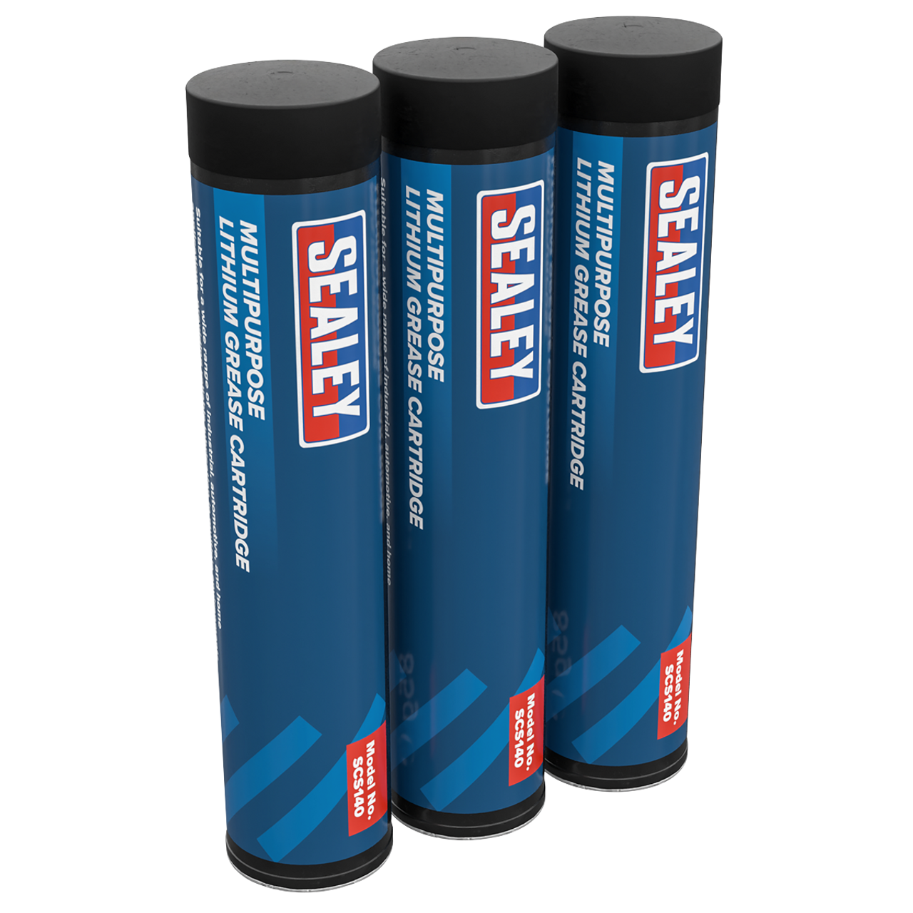 SEALEY 85G 3OZ Grease Cartridge Multipurpose Lithium Pack Of 3 Sealey SCS140
