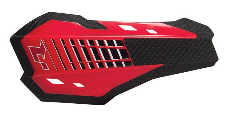 Rtech Plastics Hp2 Handguard KTM Style Red, Rtech R-reppmhp2rs0, MX/enduro, Husqvarna KTM Fitment