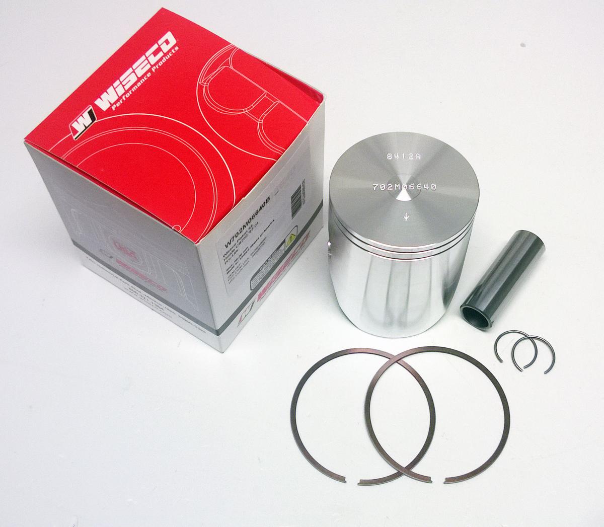 Wiseco Piston Kit 95-01 CR250 66.40 B Pro-lite Flat, Top 2-ring 702m06640b Wiseco