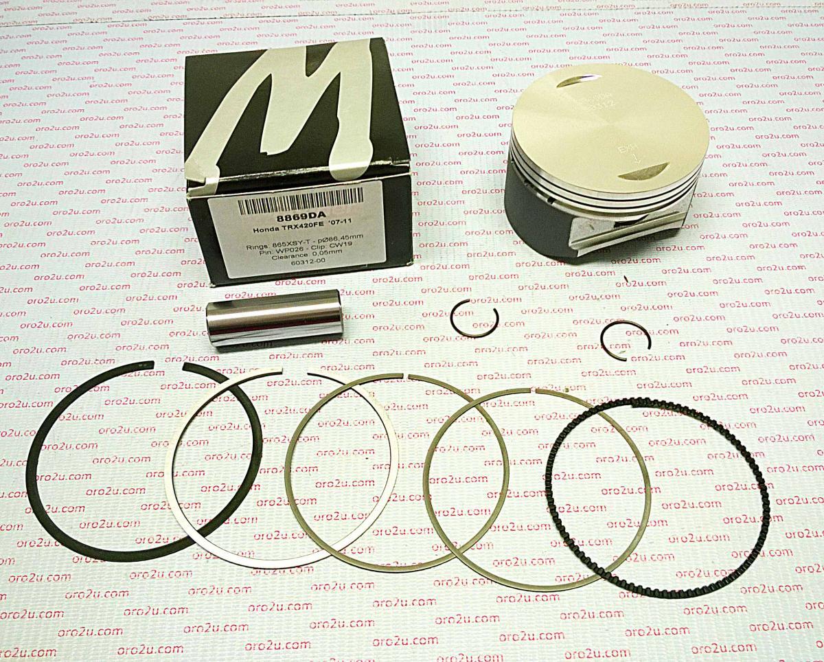 Wossner Piston Kit 07-20 TRX420 88.50, 8869d200 Wossner Forged Ranche, TRX420FA/FE/fm/TE/tm/fpa/fpe/f