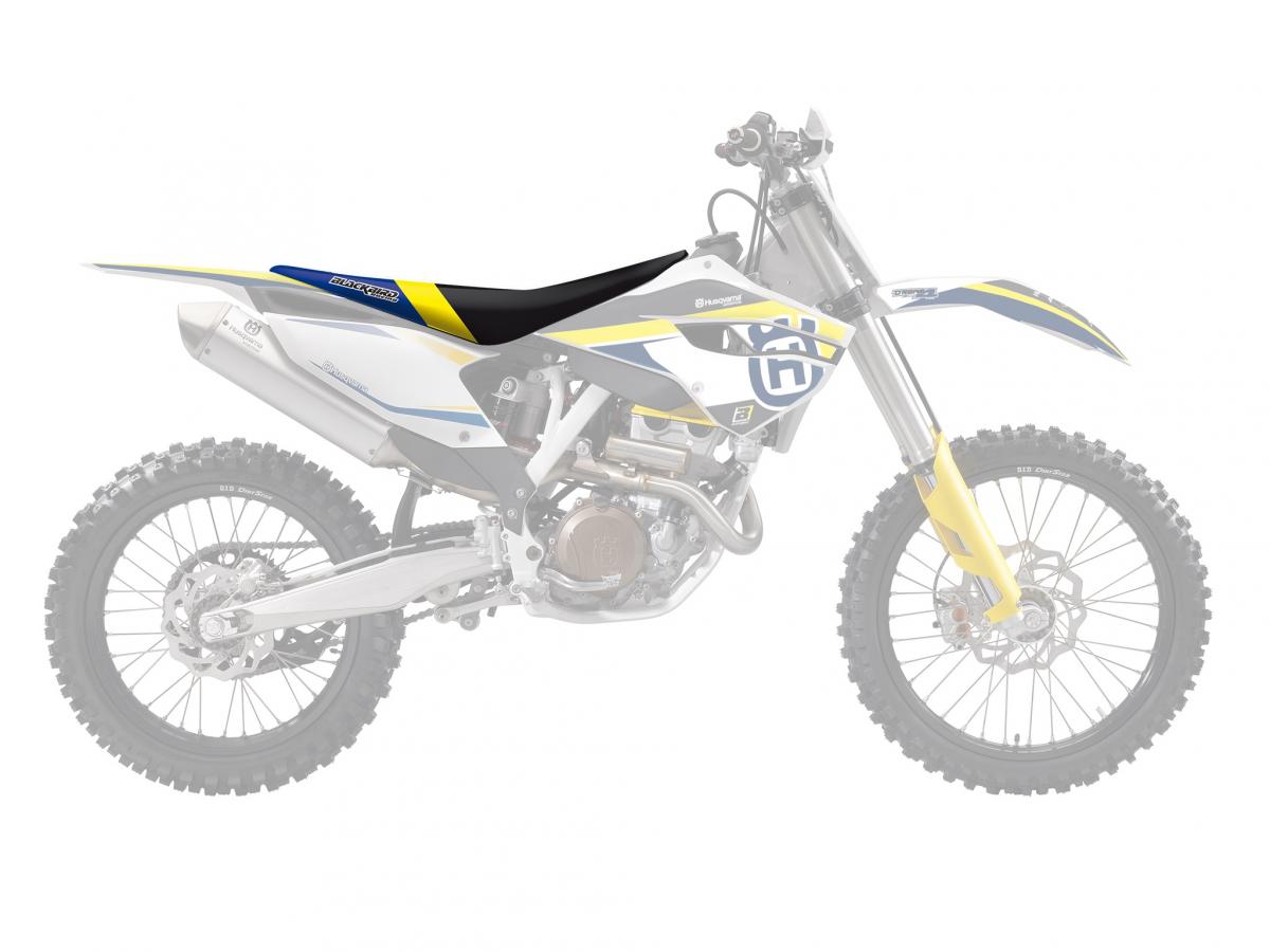 Blackbird Graphics 14-15 TC/FC 14-16 TE/FE Husqvarna Dream4 Seat Cover, Blackbird 1620n