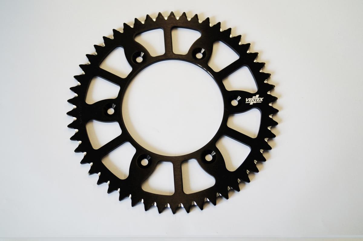 Vertex Rear Sprocket Vertex Alloy 210, Vertex 892-210ecbk48, Black, 7075t6 Alloy