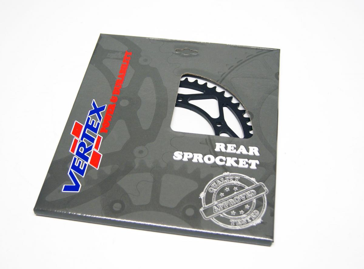 Vertex Rear Sprocket Vertex Steel 251, Vertex 892-2015cbk47, Black, C45 Steel