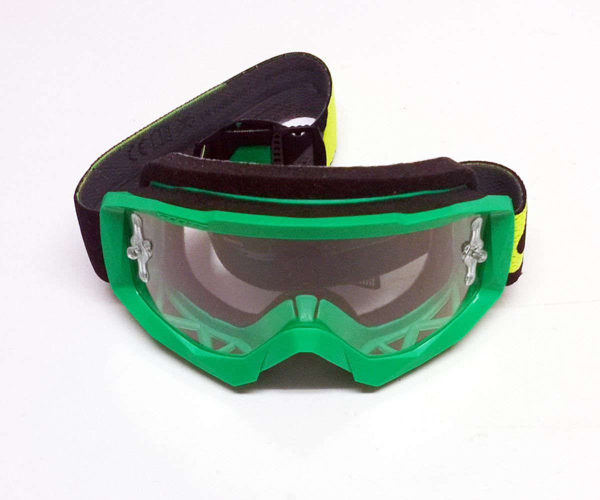 Scott Goggles Scott Hustle Goggles Clear Lens, Green/black, Sc084117