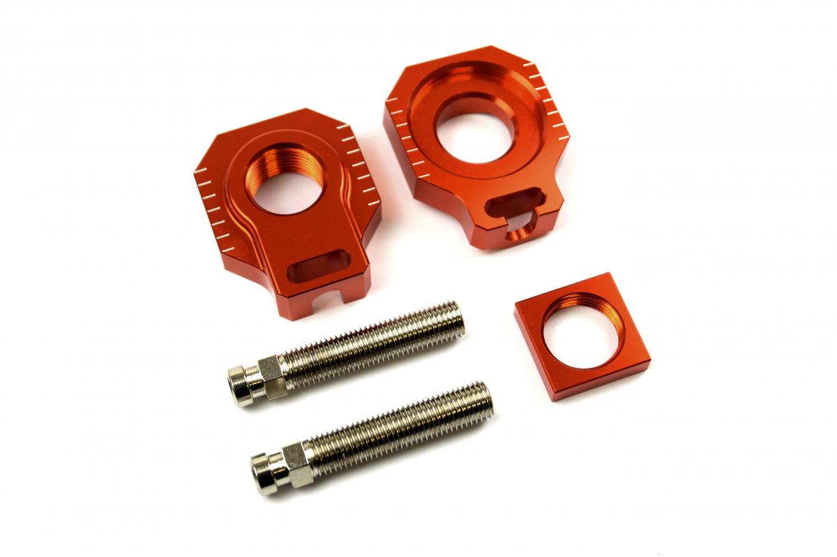 FIR Axle Block & Bolt KTM, 50310084000, 50304040100, 58414030000