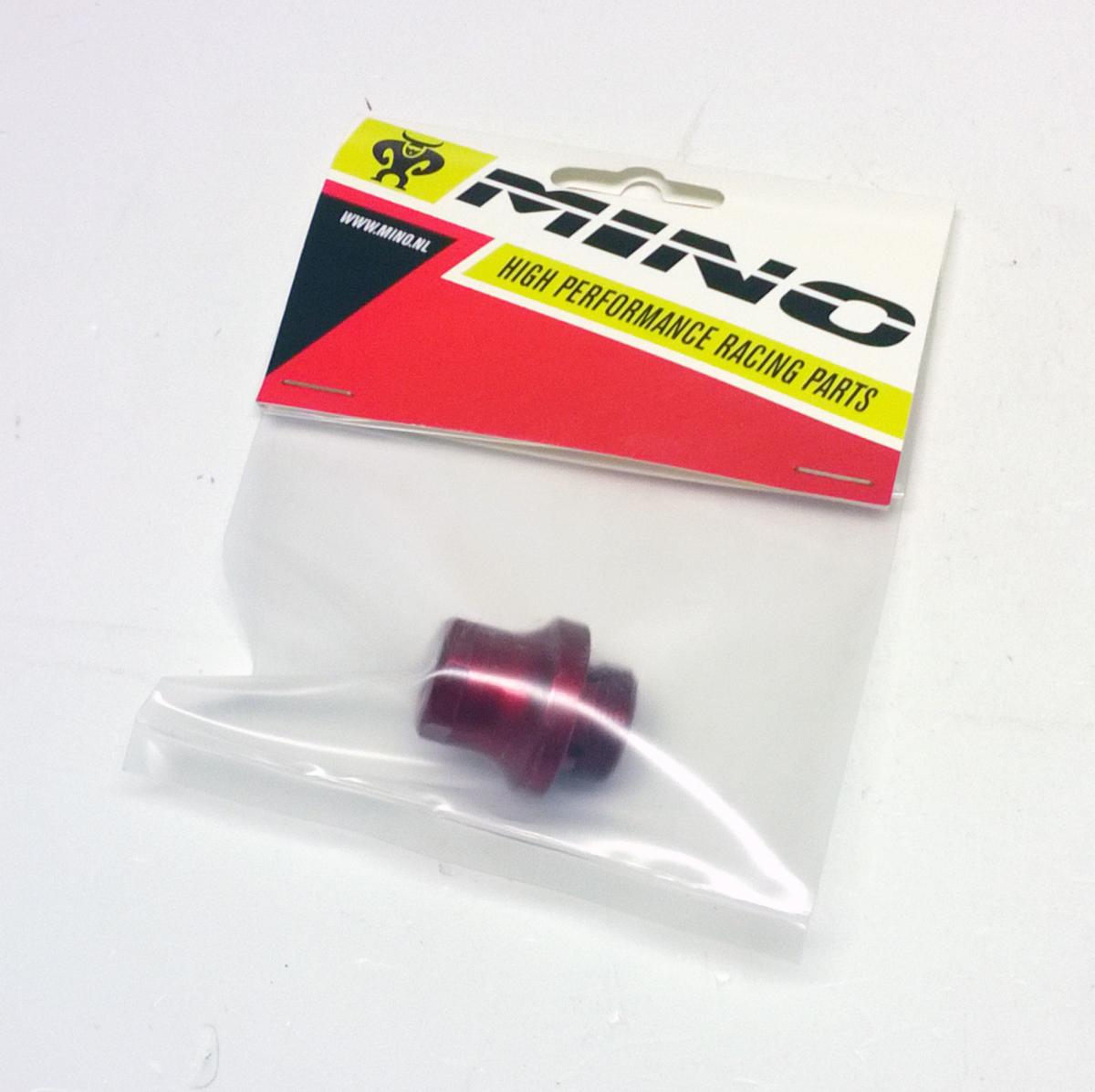 MINO Float Bowl Nut Large Keihin, Mino 22-1004 Red