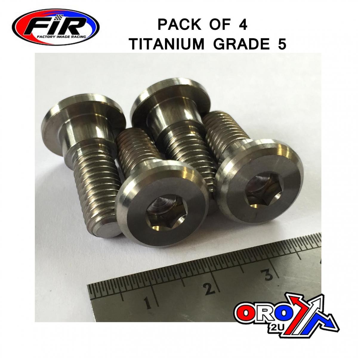 FIR Disc Bolt M8x22mm -10 Boss Pk4, Titanium Grade 5 /disc Bolt 90105-mk5-010 90105-mk5-000