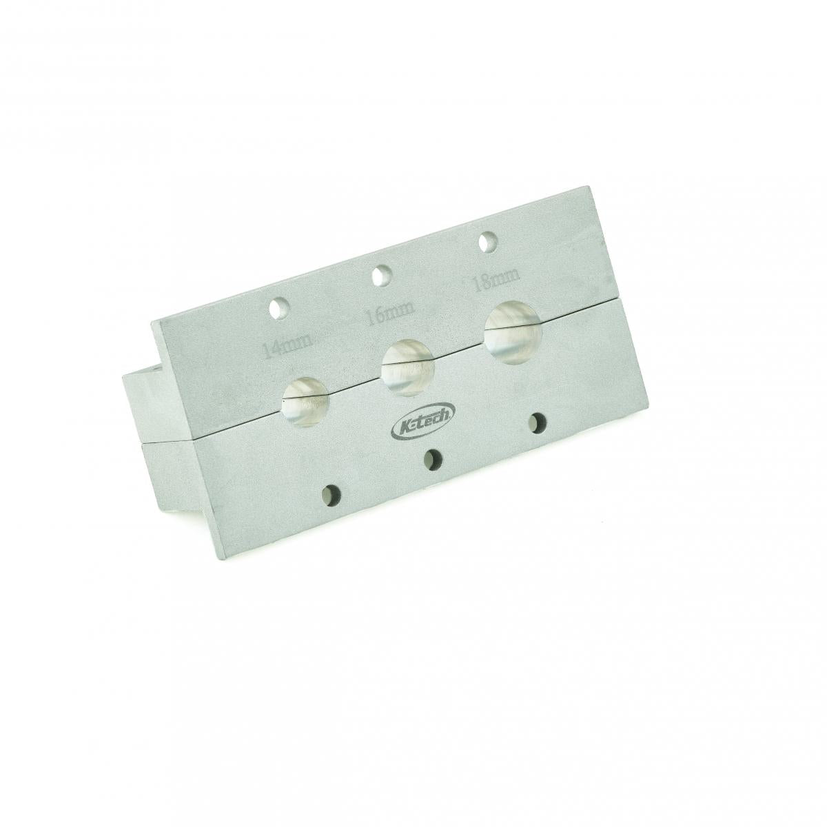 K-Tech Suspension Shock Absorber Piston Rod Vice Clamp, K-tech 213-070-100 2-piece, 14mm/16mm/18mm