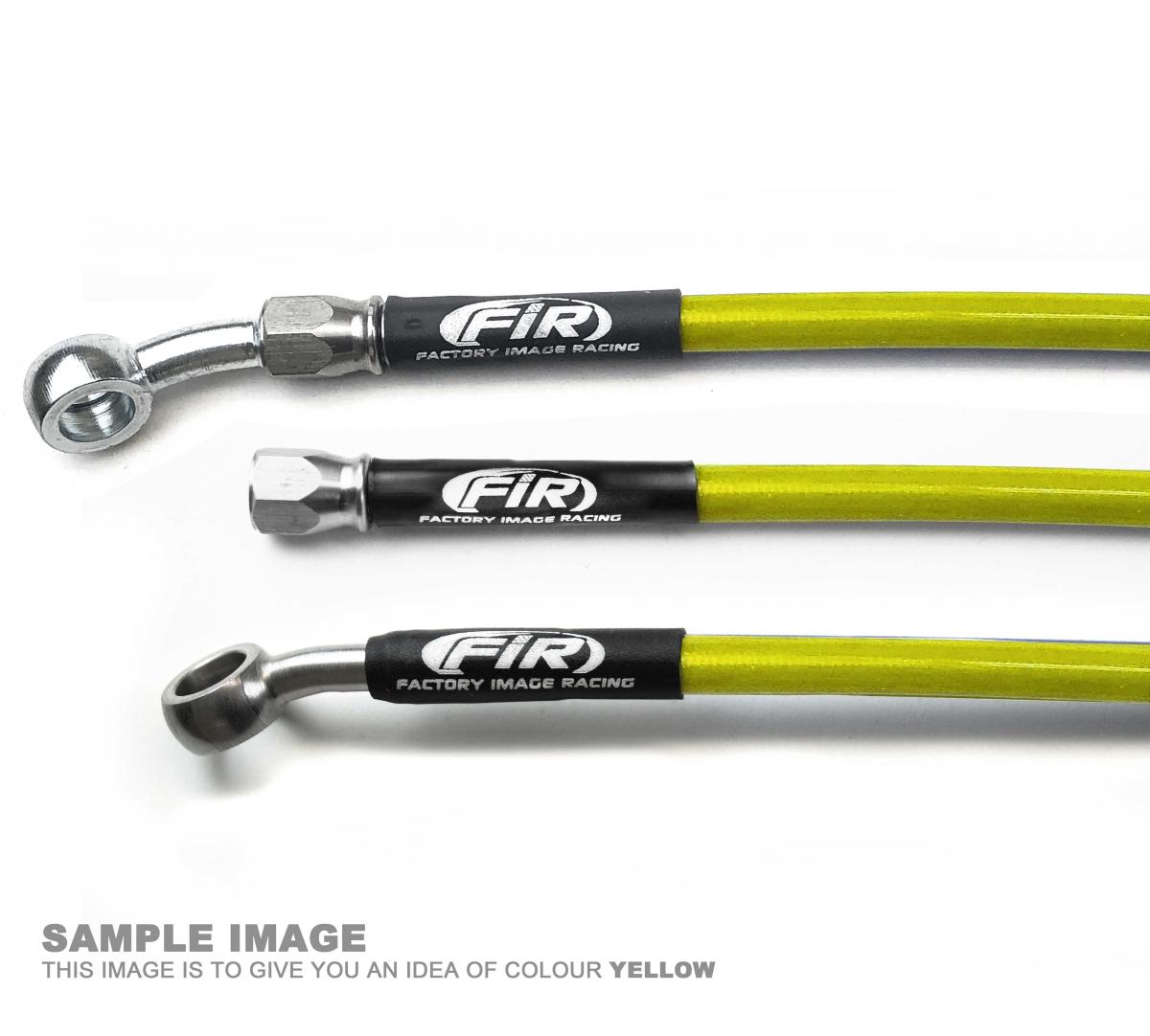 FIR Hose Front Brake Yellow / Black 5xc-25872-l0-00 Yamaha YZF