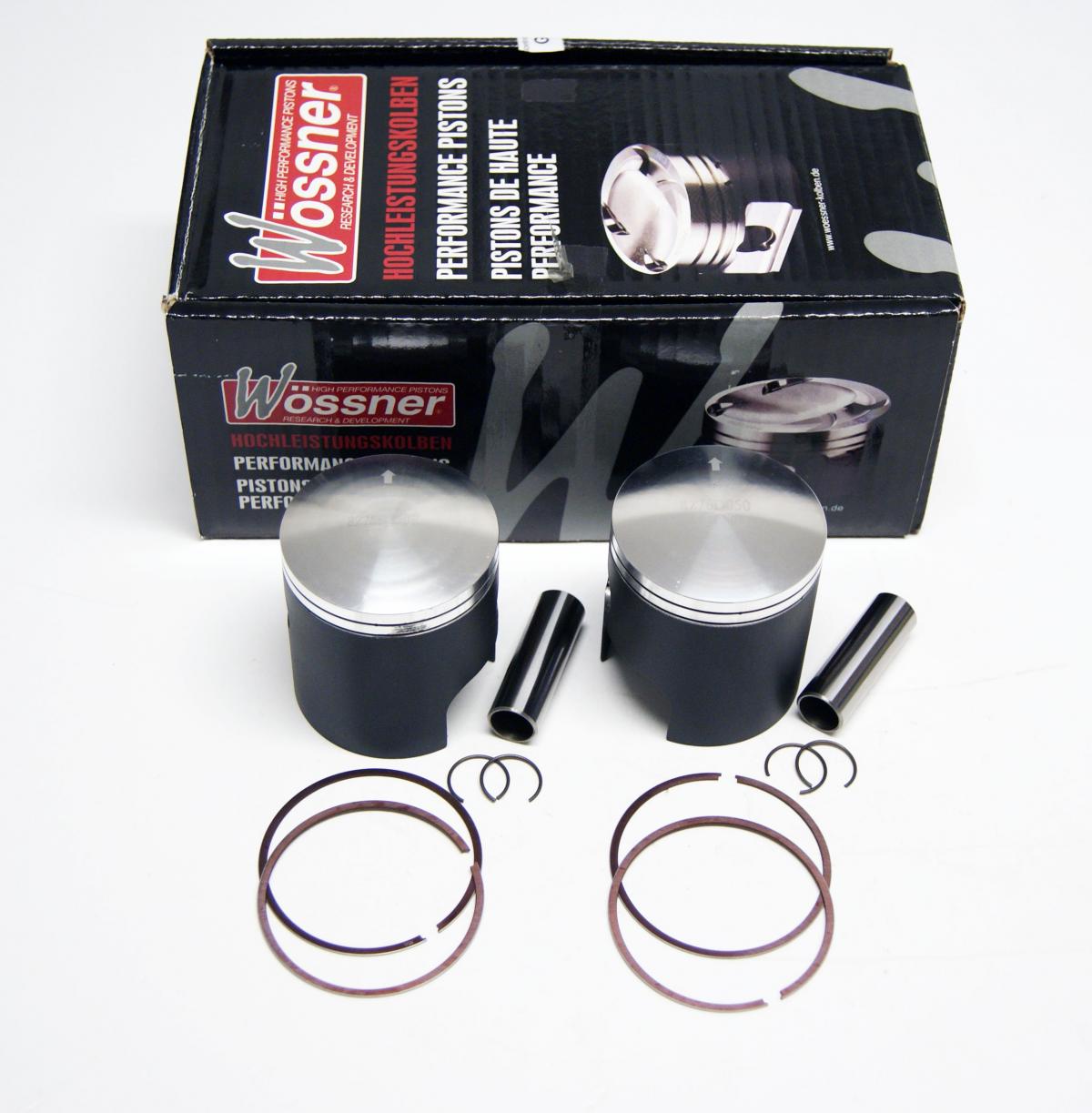 Wossner Piston Kit Set/2 Twin GT500, Wossner K8276d050-2 70.50mm