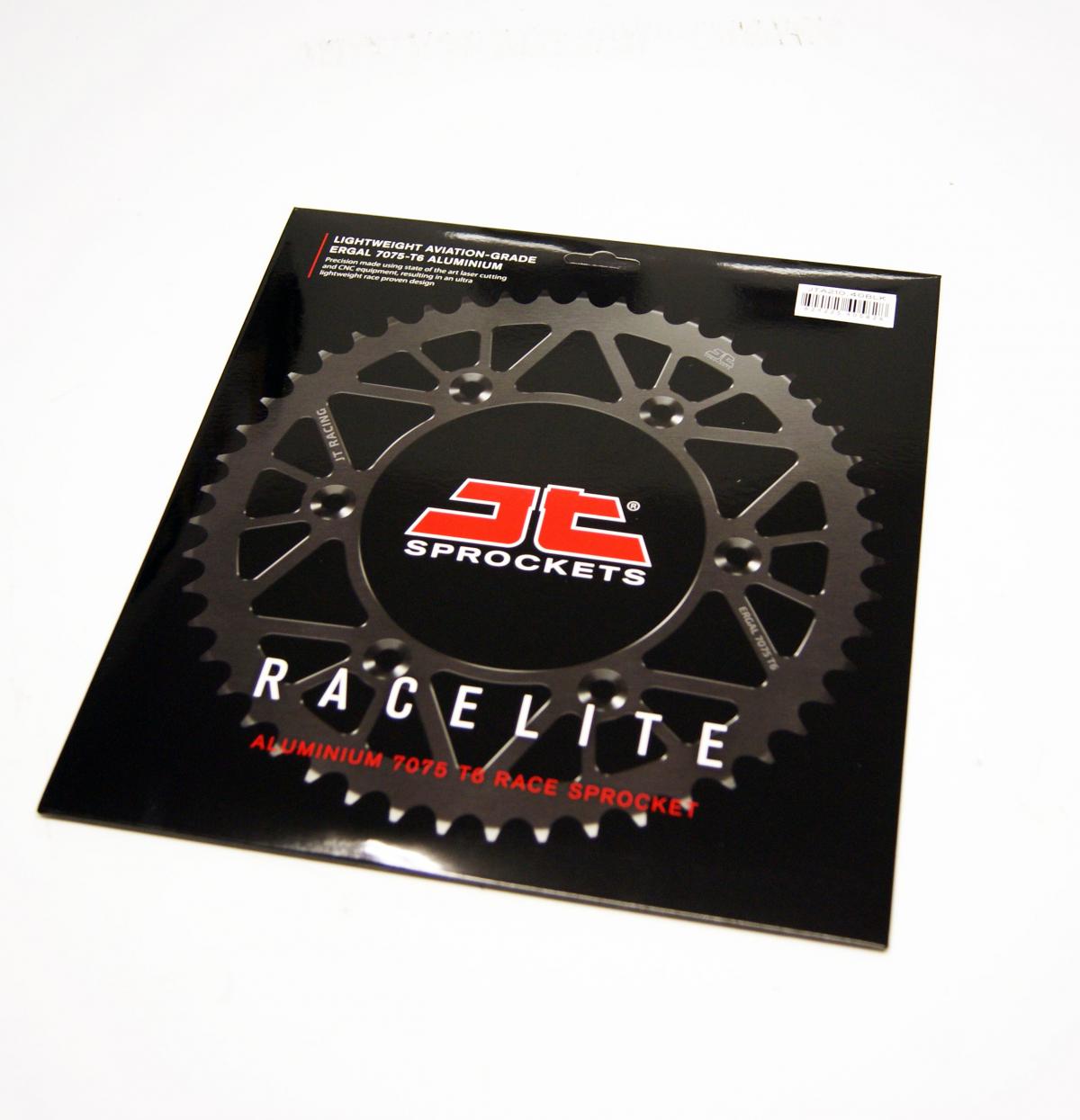 JT Rear Sprocket Jt Racerlite Black, Jt JTA210.40blk 7075-t6 Aluminium