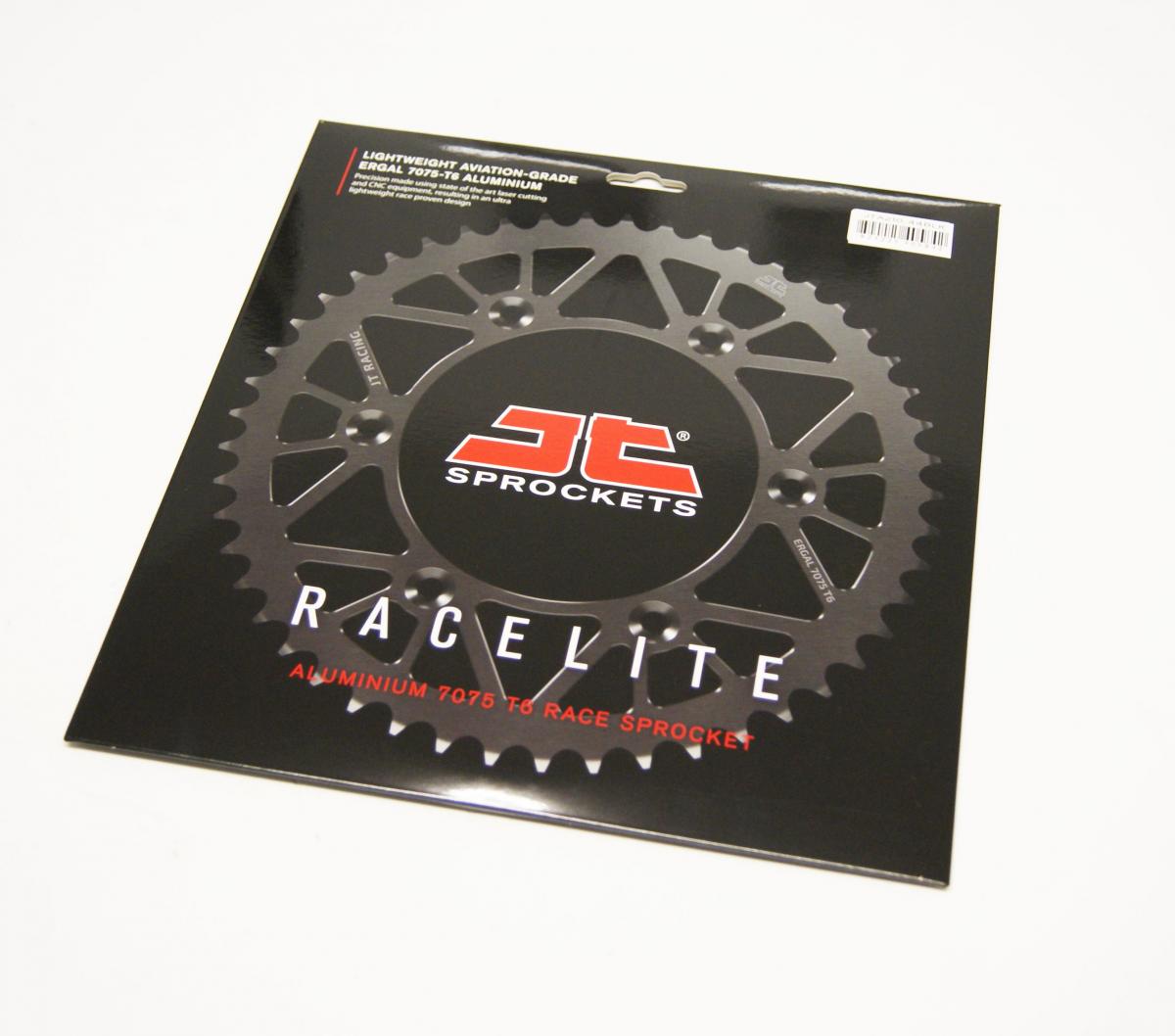 JT Rear Sprocket Jt Racerlite Black, Jt JTA210.44blk 7075-t6 Aluminium