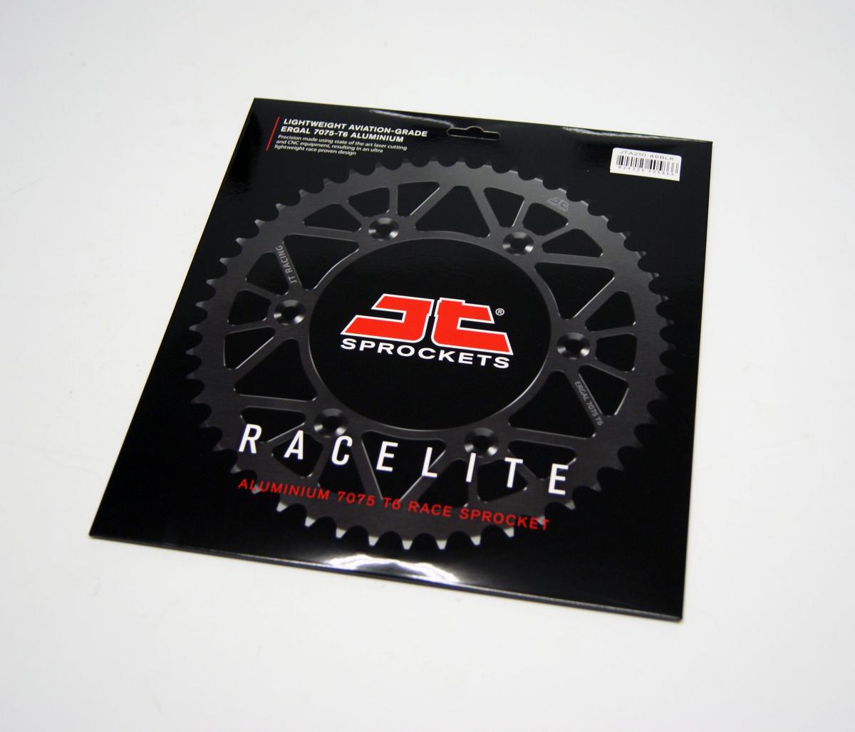JT Rear Sprocket Jt Racerlite Black, Jt JTA210.46blk 7075-t6 Aluminium