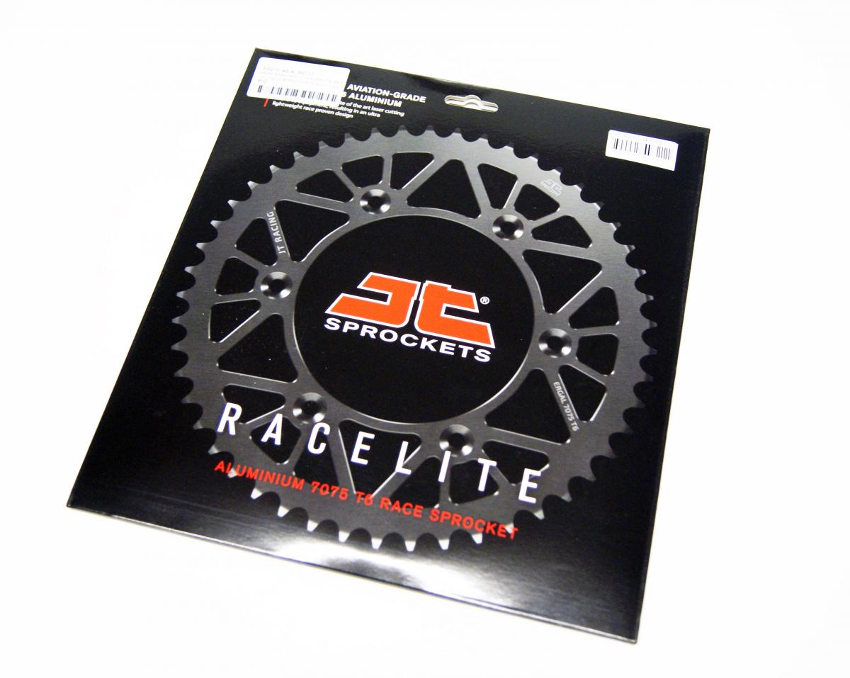 JT Rear Sprocket Jt Racerlite Red, Jt JTA210.46red 7075-t6 Aluminium