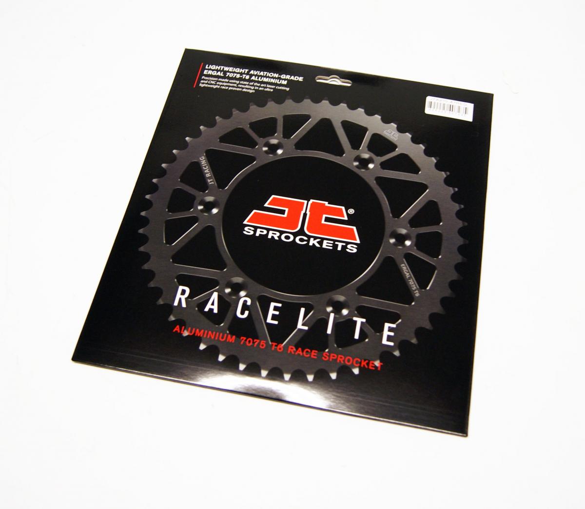 JT Rear Sprocket Jt Racerlite Red, Jt JTA210.47red 7075-t6 Aluminium