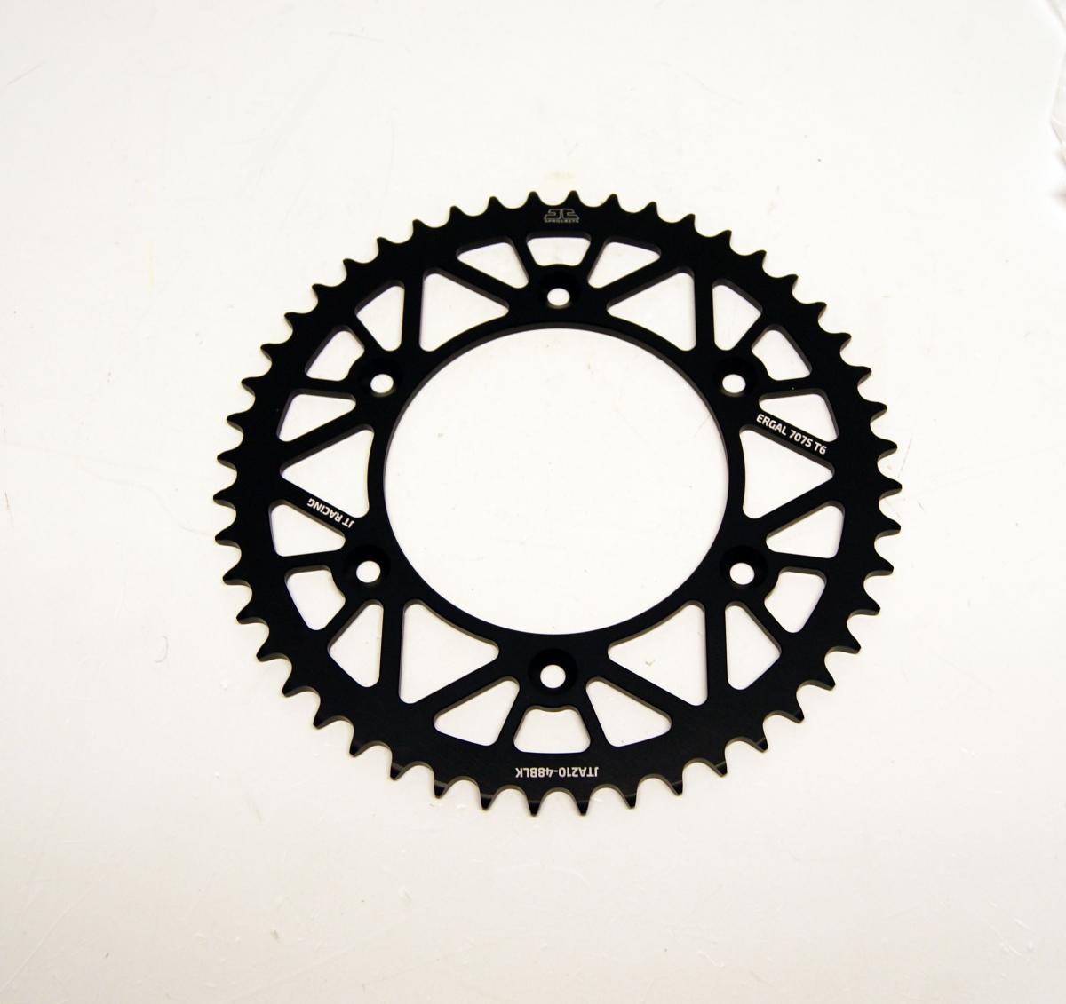 JT Rear Sprocket Jt Racerlite Black, Jt JTA210.48blk 7075-t6 Aluminium