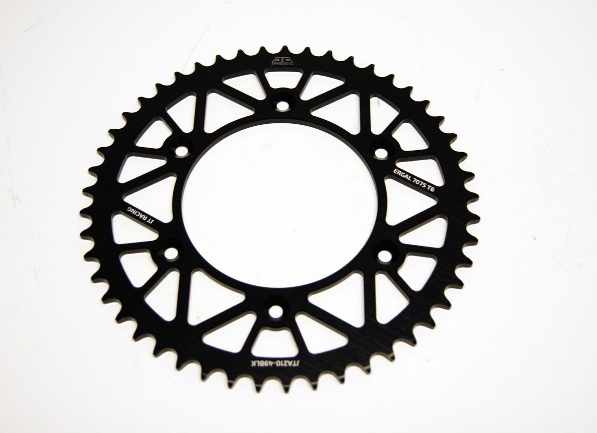 JT Rear Sprocket Jt Racerlite Black, Jt JTA210.49blk 7075-t6 Aluminium