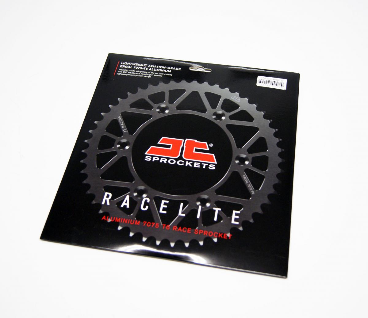 JT Rear Sprocket Jt Racerlite Black, Jt JTA210.49blk 7075-t6 Aluminium