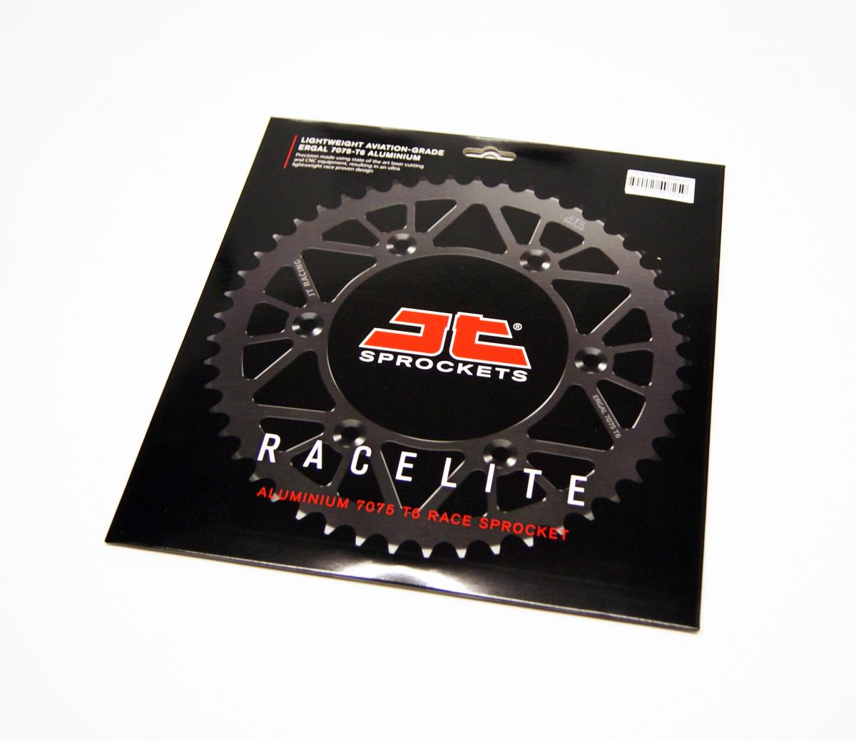 JT Rear Sprocket Jt Racerlite Red, Jt JTA210.49red 7075-t6 Aluminium