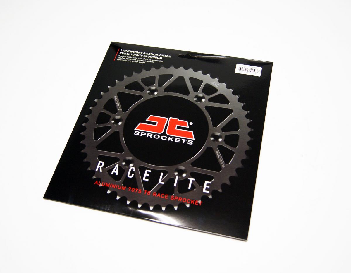 JT Rear Sprocket Jt Racerlite Black, Jt JTA210.50blk 7075-t6 Aluminium