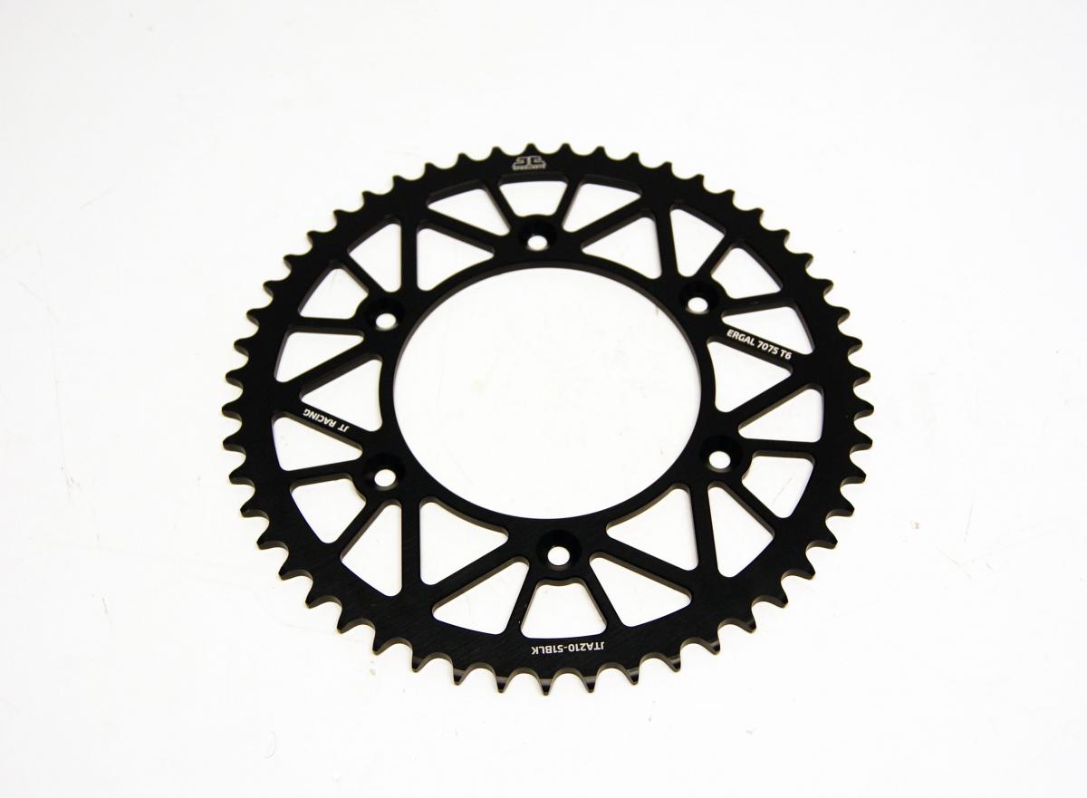 JT Rear Sprocket Jt Racerlite Black, Jt JTA210.51blk 7075-t6 Aluminium