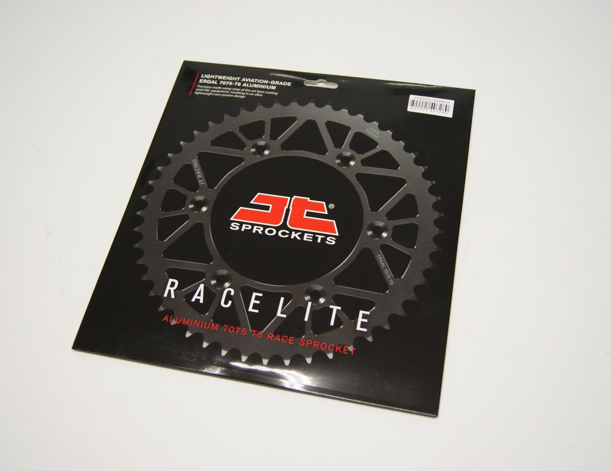 JT Rear Sprocket Jt Racerlite Red, Jt JTA210.52red 7075-t6 Aluminium