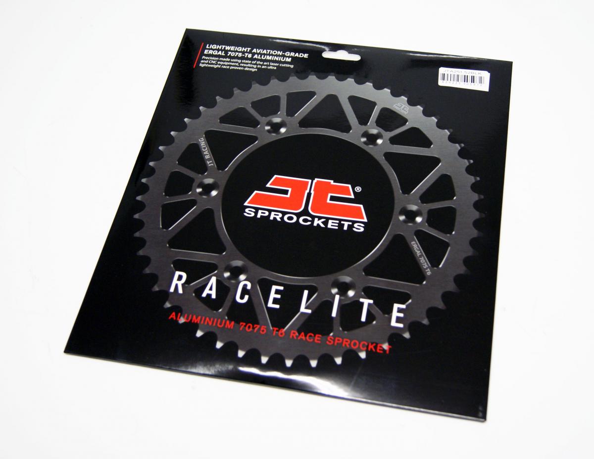 JT Rear Sprocket Alloy Black 251, JTA251.52blk 7075-t6 Aluminium, SR251-52