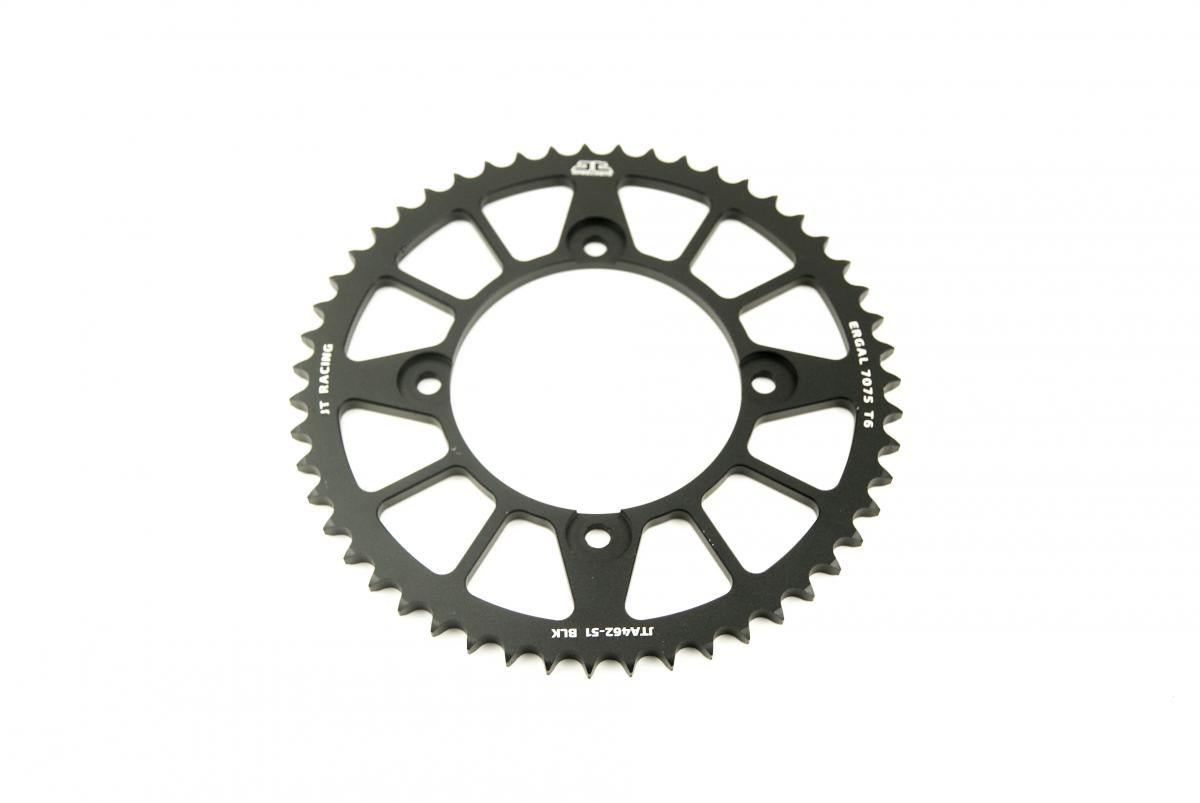 JT Rear Sprocket Alloy Black 462, JTA462.51blk 7075-t6 Aluminium, JTR456