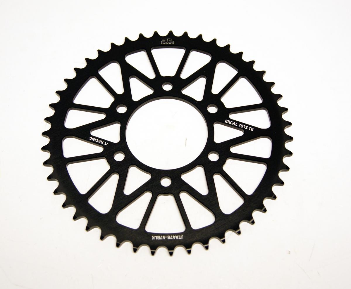 JT REAR SPROCKET JTA478.48BLK ALLOY, CHAIN 520 (7075-T6 Aluminium)