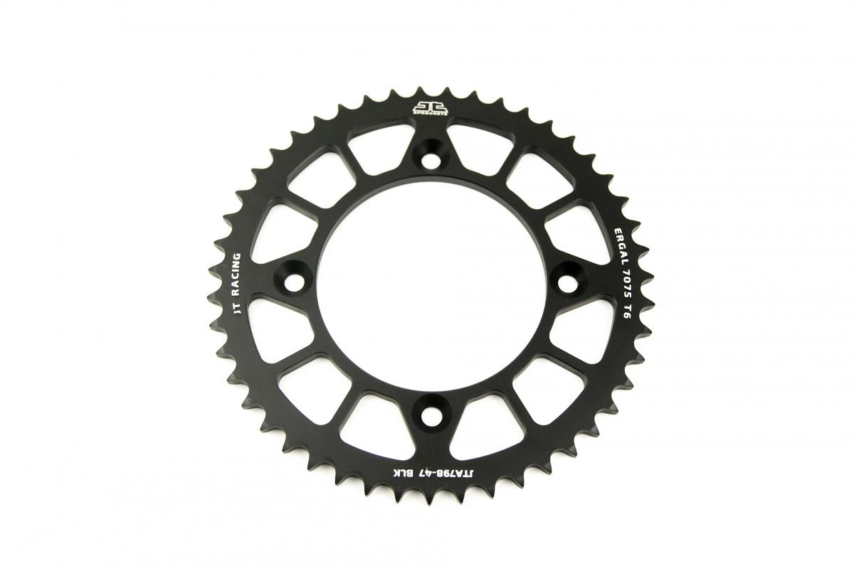 JT Rear Sprocket Alloy Black 798, JTA798.47blk 7075-t6 Aluminium