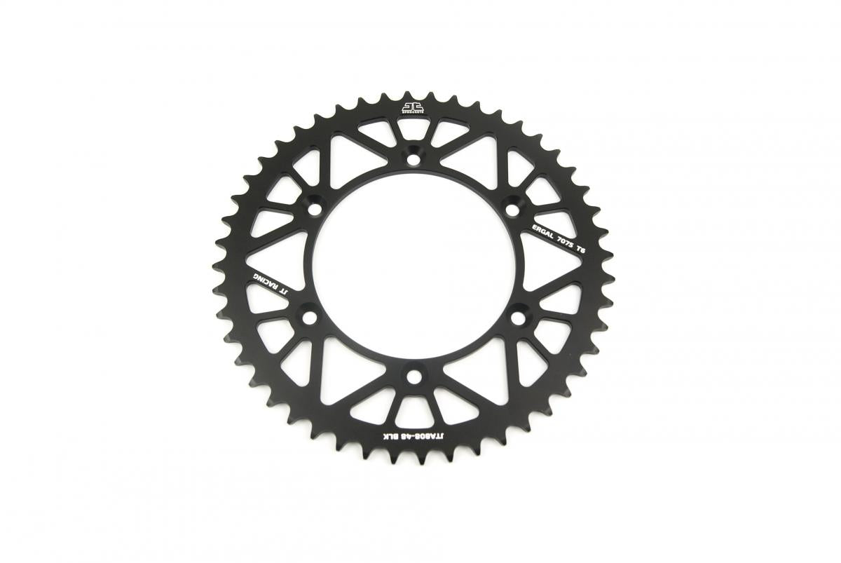 JT Rear Sprocket Alloy Black 808, JTA808.48blk