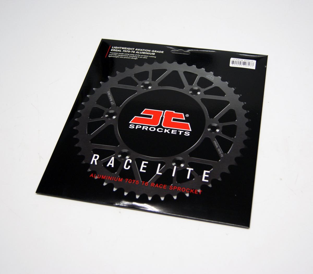 JT Rear Sprocket Alloy Black 808, JTA808.49blk