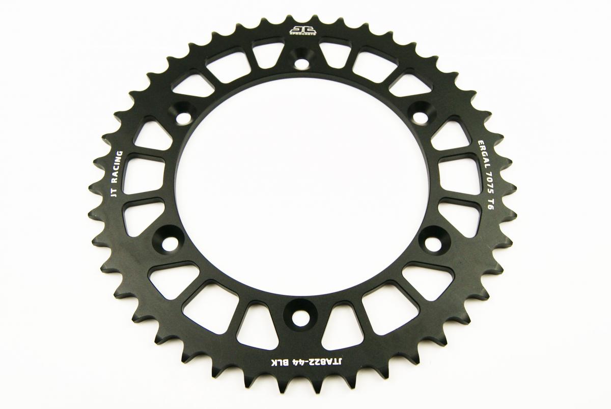 JT Rear Sprocket Alloy Black 822, JTA822.44blk 7075-t6 Aluminium